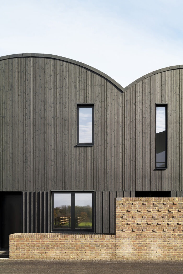 Two dutch barn homes