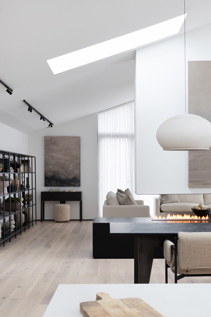 Living room at Hertdene barns