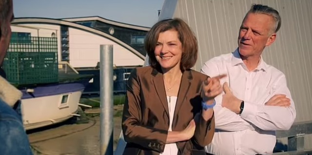 Howard and Sarah embrking ont heir Grand Designs floating home journey