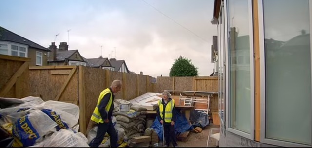 Kevin and Kathryn on site