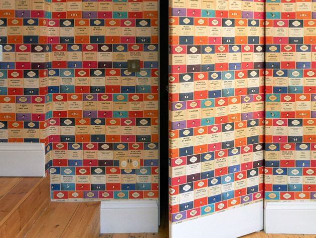 Secret door book cover wallpaper wooden steps